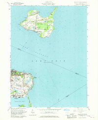 Kelleys Island 1959 topographic map thumbnail