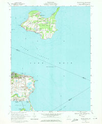 Kelleys Island 1969 topographic map thumbnail