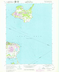 Kelleys Island 1969 topographic map thumbnail