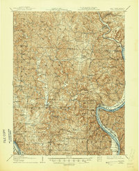 Keno 1907 topographic map preview