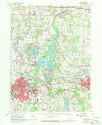 Kent 1960 topographic map thumbnail