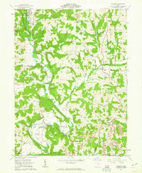 Killbuck 1962 topographic map thumbnail