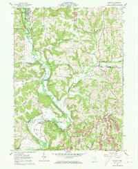 Killbuck 1962 topographic map thumbnail