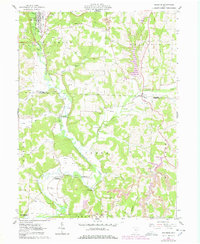 Killbuck 1962 topographic map thumbnail