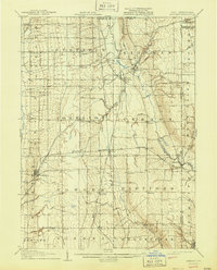 Kinsman 1907 topographic map thumbnail
