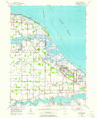 Lacarne 1952 topographic map thumbnail