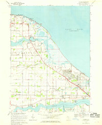 Lacarne 1967 topographic map thumbnail