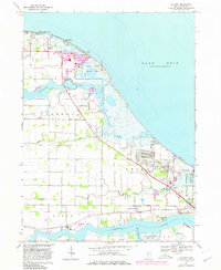 Lacarne 1967 topographic map thumbnail
