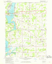 Lake Milton 1966 topographic map thumbnail