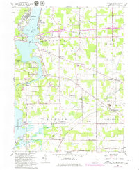 Lake Milton 1966 topographic map thumbnail