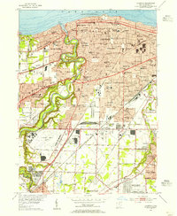 Lakewood 1953 topographic map preview