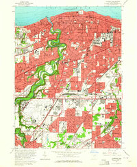 Lakewood 1963 topographic map preview