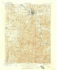 Lancaster 1907 topographic map thumbnail