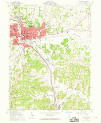 Lancaster 1961 topographic map thumbnail
