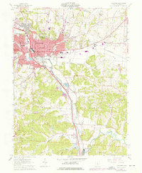Lancaster 1961 topographic map thumbnail