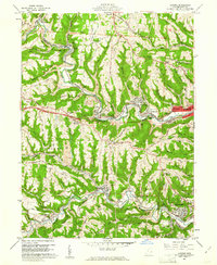 Lansing 1960 topographic map thumbnail