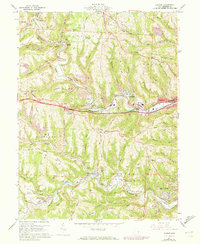 Lansing 1960 topographic map thumbnail