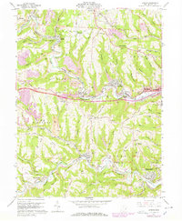 Lansing 1960 topographic map thumbnail