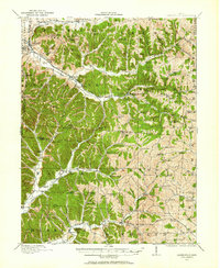 Laurelville 1910 topographic map thumbnail