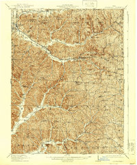 Laurelville 1912 topographic map thumbnail