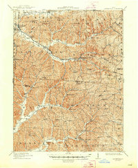 Laurelville 1912 topographic map thumbnail