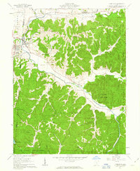 Laurelville 1961 topographic map thumbnail