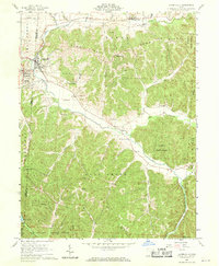 Laurelville 1961 topographic map thumbnail