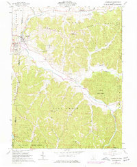 Laurelville 1961 topographic map thumbnail
