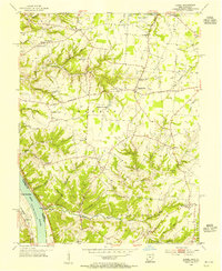 Laurel 1953 topographic map thumbnail