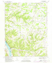 Laurel 1968 topographic map thumbnail