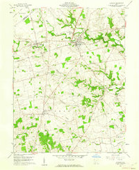 Leesburg 1960 topographic map thumbnail