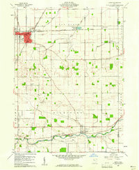 Leipsic 1960 topographic map thumbnail