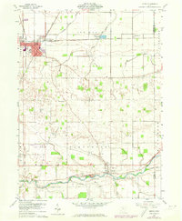 Leipsic 1960 topographic map thumbnail