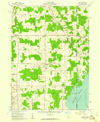 Leon 1959 topographic map thumbnail