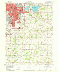 Lima 1961 topographic map thumbnail