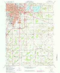 Lima 1961 topographic map thumbnail