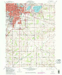 Lima 1961 topographic map thumbnail