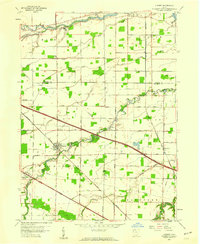 Lindsey 1957 topographic map thumbnail