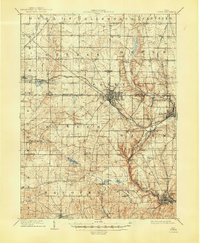 Lisbon 1909 topographic map preview