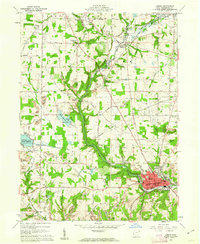Lisbon 1960 topographic map thumbnail
