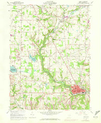 Lisbon 1960 topographic map thumbnail