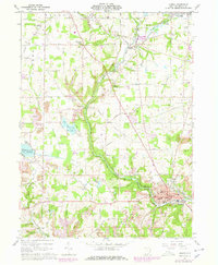 Lisbon 1960 topographic map preview