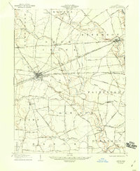 London 1907 topographic map thumbnail
