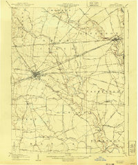 London 1907 topographic map thumbnail