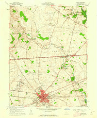 London 1961 topographic map thumbnail