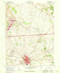 London 1961 topographic map thumbnail