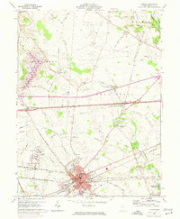 London 1961 topographic map thumbnail