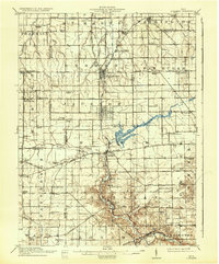 Loramie 1911 topographic map thumbnail