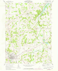 Loudonville 1961 topographic map thumbnail