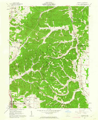 Lucasville 1961 topographic map preview